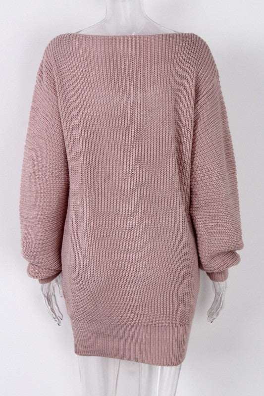 WOMEN FASHION SWEATER DRESS